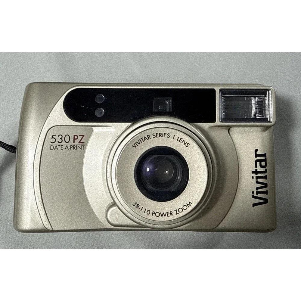 Vivitar 530PZ 35mm Point and Shoot Film Camera with Date-A-Print
